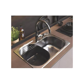 Accesorio de bacha Johnson Luxor c/aro de acero PIACLUN negro