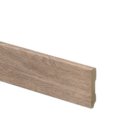 Zócalo/contramarco Atrim Epsilon Square 50x10x2.44m roble oscuro 2304E