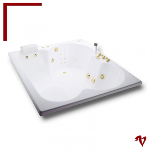 Bañera Versailles Dualle solo casco 180x150 bco