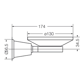 Jabonera FV chess cromo 0168/84-CR