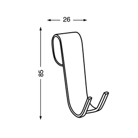 Percha Ferrum khios universal KHI-PE-001-CR