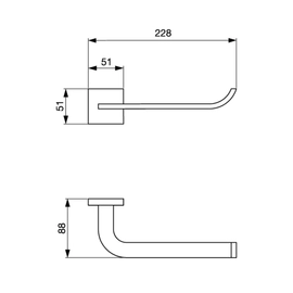 Portarollo Novum edge black FR167/J3-BK
