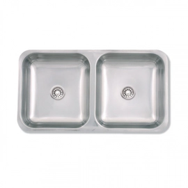 Bacha de cocina Mi Pileta bajo mesada doble 106EC