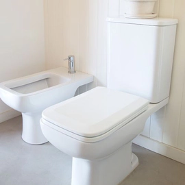 Inodoro Largo Ferrum Trento s/deposito TRE-IN-004-BL bco