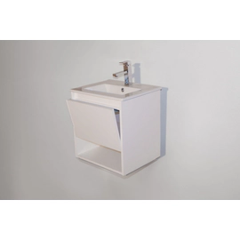 Vanitory mueble Campi Tango sin mesada aereo blanco 50 cm TA50B