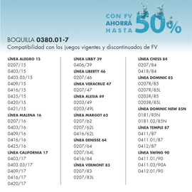 Boquilla FV aireadora para ahorro de agua 0380.01-7-BT