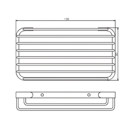 Jabonera FV grand hotel rejila chica 0702.10/37-CR