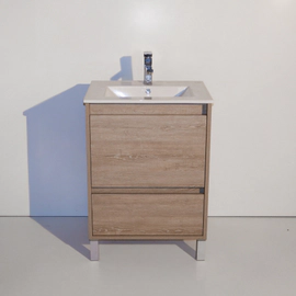Vanitory Campi Tango alto 60 cm Roble ambar Sin mesada TA60RP