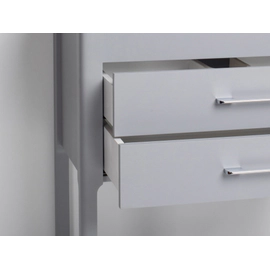 Mueble Campi Curve 100 Gris c/mesada loza 3ag