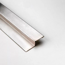 Moldura Moldumet para uniones de piso 04x250 ac.inox C050E