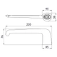 Accesorio de baño Toallero barral corto FV Epuyen 163/L2ng