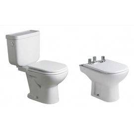 Combo de Baño Ferrum Bari Inodoro Tapa Mochila y Bidet 3 Ag