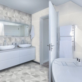 Ceramica Alberdi 37,5x75 Linium Tiza cal 2º