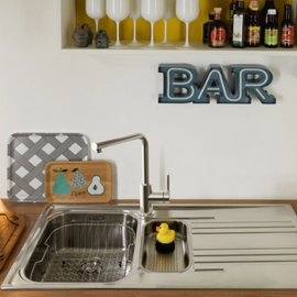 Griferia monocomando Franke Grifo lina L pull out cromo 0712-420