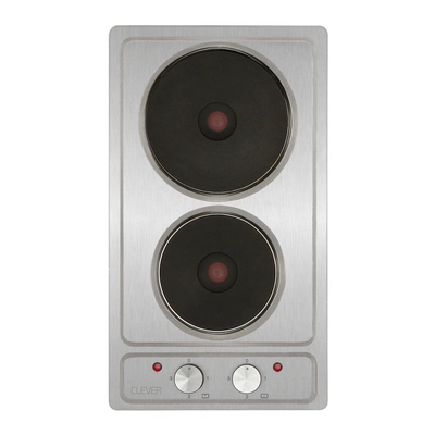 Anafe Clever 2 hornallas ac.inox 112