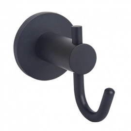 Percha Gancho Bronce Negro Linea Basic Baño
