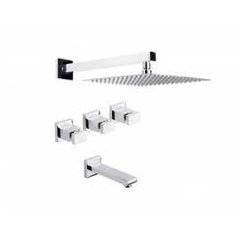 Griferia de ducha con transferencia Haaz Buenos Aires cromo