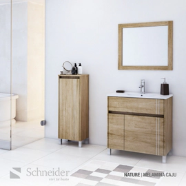Espejo Schneider EM80C 80cm Caju