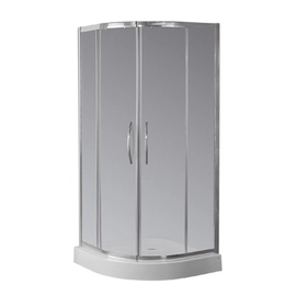 Cabina Ferrum Semicircular 2 ptas vidrio transparente NC9QZ