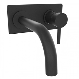 Griferia de lavatorio Hidromet Vector de pared Black 42180