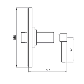 Conjunto decorativo Fv Spa Vista P/Valvula 682/88.0cr