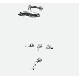 Griferia de Ducha Con Transferencia Antique Lever XXL Cromo Andez 0604.41
