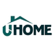 Vanitory Uhome con bacha estante y espejo led marmol gris RO-105-80
