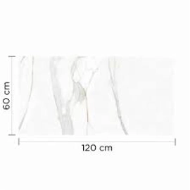 Porcelanato Vite 60x120 Calacatta Pulido 1°cal