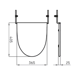 Tapa de bidet Ferrum marina 3 ag MAR-TP-008-BL