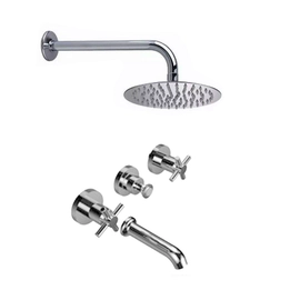 Griferia Hidromet Completa Triumph Lavatorio Bañera c/TR