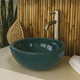 Bacha para baño Ferrum Persis verde petroleo PRS-BH-022-VP