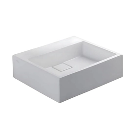 Bacha de lavatorio Ferrum temple qubiq s/agujero QUB-BH-151-BL