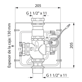 Válvula electronica FV para inodoro 0366.FVBASE