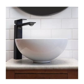 Griferia de lavatorio Peirano Soria Black monoc Alto 61-192