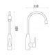 Griferia de cocina Thames Monoc UGQ203C01