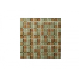 Revestimiento Misiones 30x30 Malla De Vidrios Beige/Marron