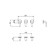 Griferia bidet Peirano Live white 70-199B