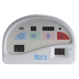 Bañera hidro vythos (motor izq) sist digital aire-agua 6 jets 170x80 bco Roca