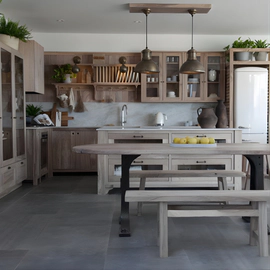 Porcelanato 120x120 Antic light Vite Grey Nat1º (4.32) 129.60