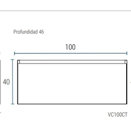 Vanitory City California 100 Colgante Schneider