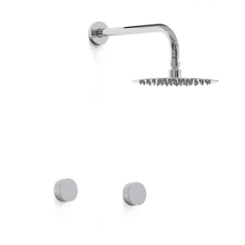 Griferia ducha sin transferencia Hidromet Texture cromo 9809CRCR