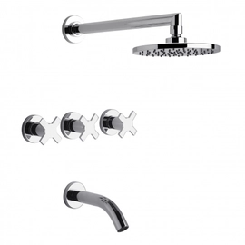 Griferia Baño complet Fv Alerce D7 Ducha Lavatorio Bidet