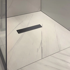 Desague lineal Atrim 30cm aqua clasico negro mate