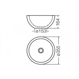 Bacha de Baño Ferrum Armonica Persis Blanco