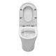 Inodoro corto con asiento Piazza Abruzzo B0701