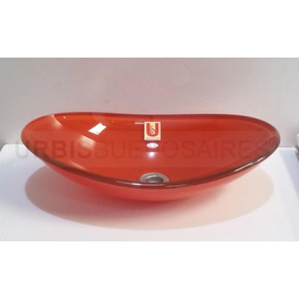 Bacha Urbis Oval vidrio D47x31 Naranja BV-OV47-NA