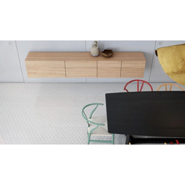 Misiones 26x30 malla hexaglar ariston white (x un) rv1021