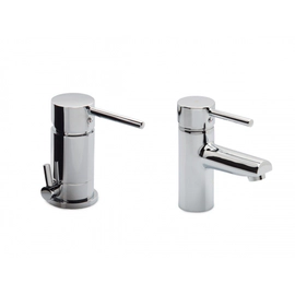 Griferia baño monocomando Vasser Lyra lavatorio+bidet