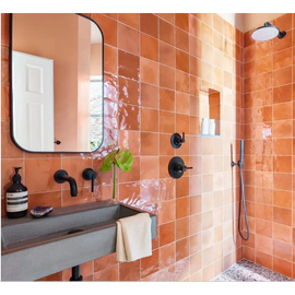 Revestimiento Ceramico Arren 15,5x15,5 Mandarine Bold bte