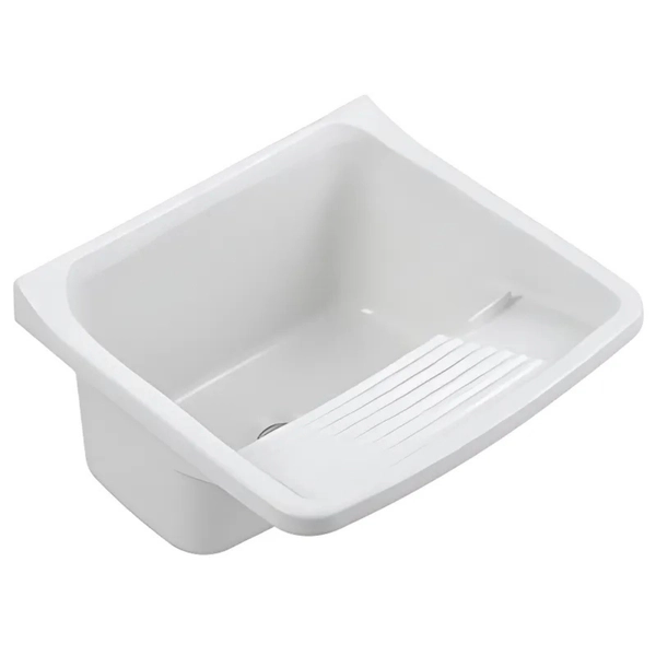 Pileta lavadero Ferrum traful blanca LP015B